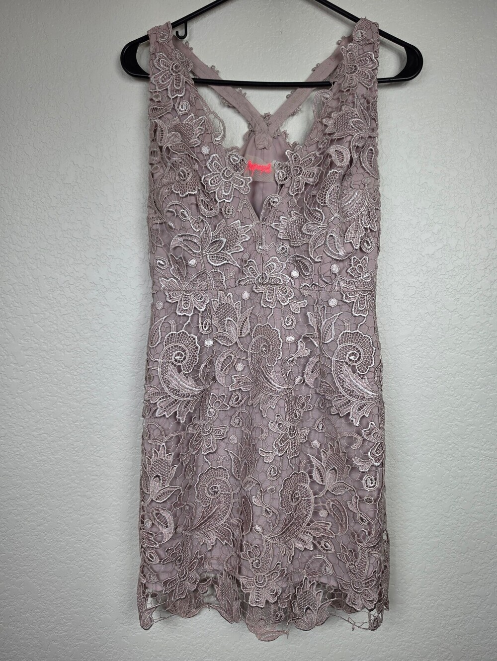 Free People $248 Lace Overlay Size 2 Sleeveless Dress